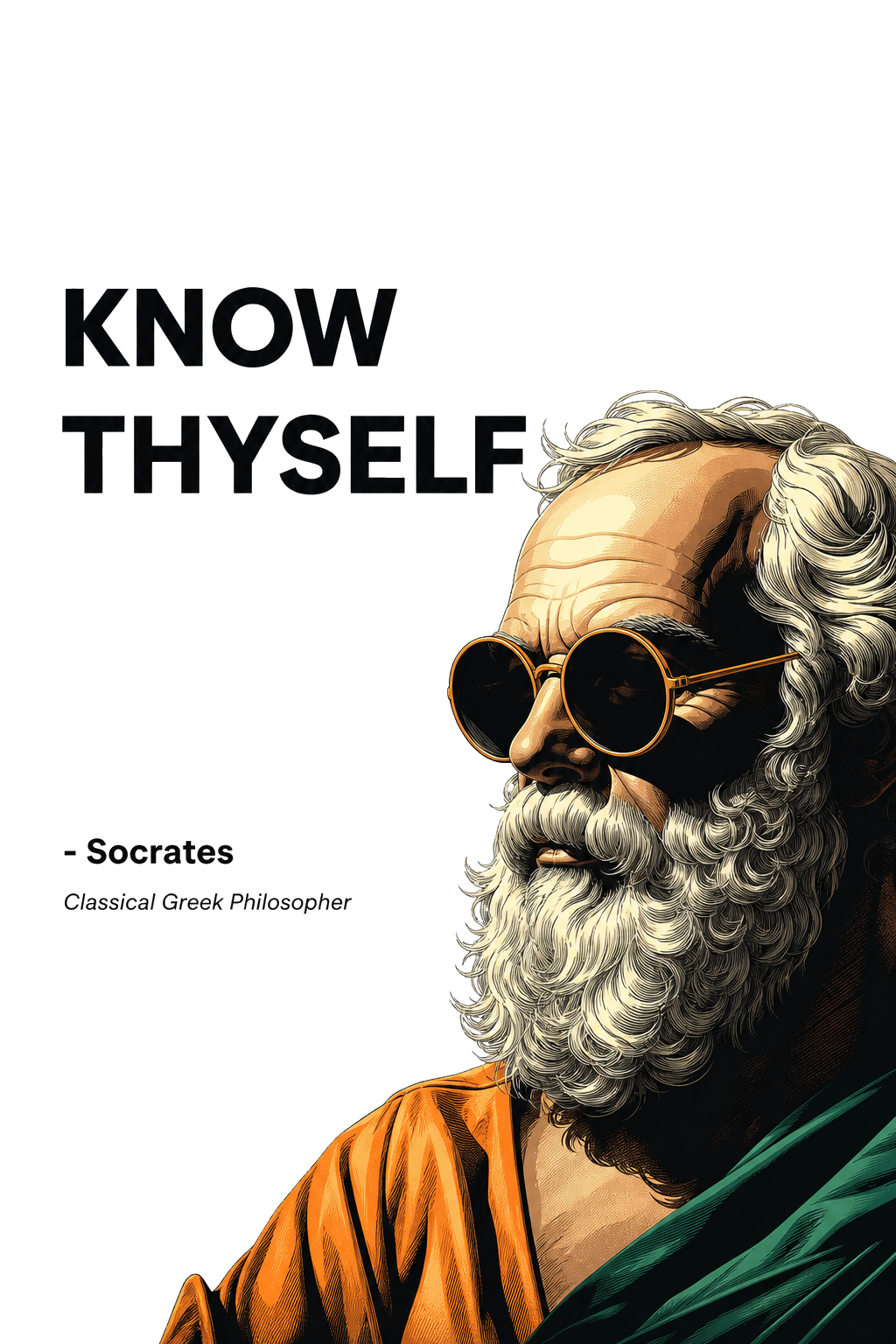 Know thyself 哲学海报